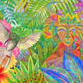 Jungle Spirits and Humming Bird